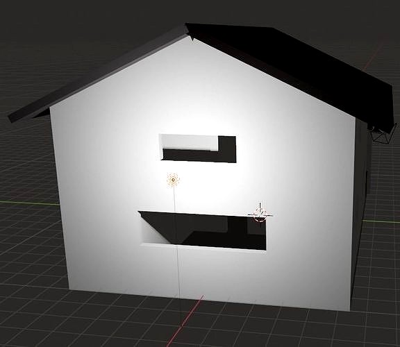 2 story house 3D model
