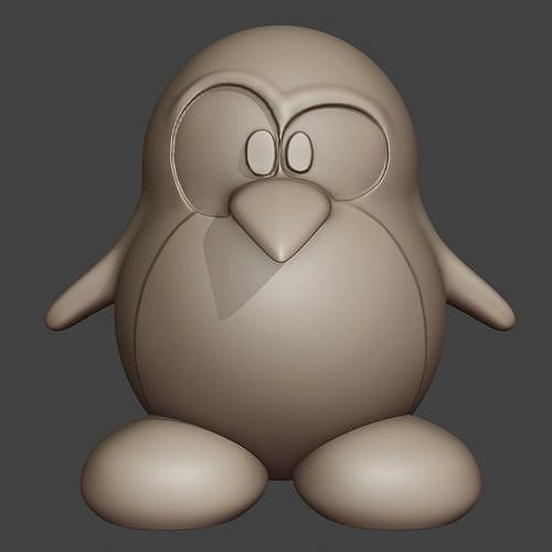 Linux Penguin Tux | 3D