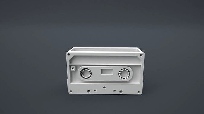 Nineties Cassette Styled Container | 3D