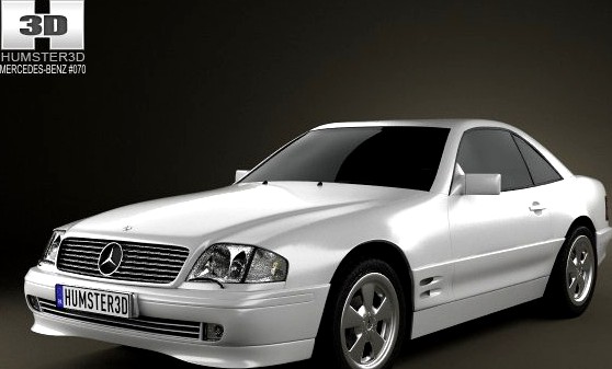 MercedesBenz SLclass R129 2002 3D Model