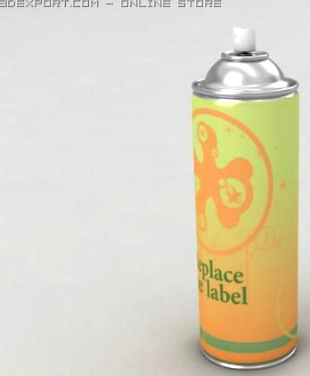 Spray bottle 05 3D Model