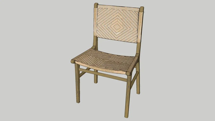 CAMCO - SILLA DE TECA Y RATTAN NATURAL ROXY