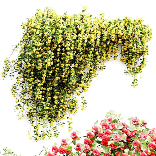 New Plant High detail Climbing Roses Wall Grow Top