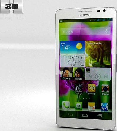 Huawei Ascend D2 3D Model