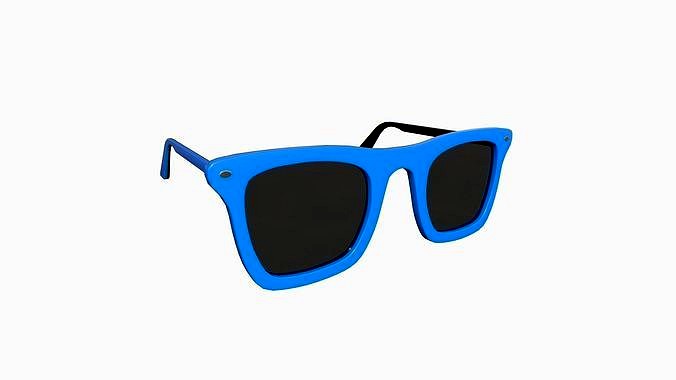 Sunglass E03 Blue - Character Design Fashion