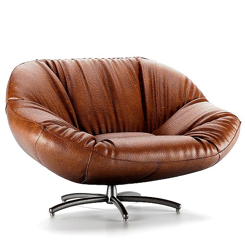 Leather ArmChair Gigi Soft by Label Vanderberg