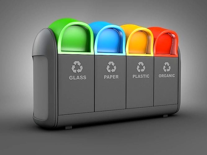 Forecourt Recycle Bins