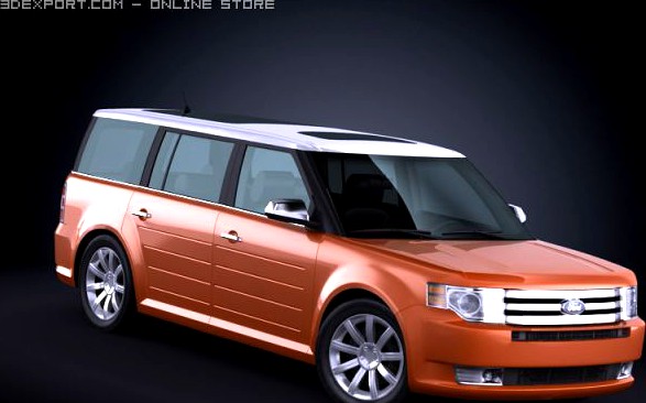 2010 Ford Flex 3D Model