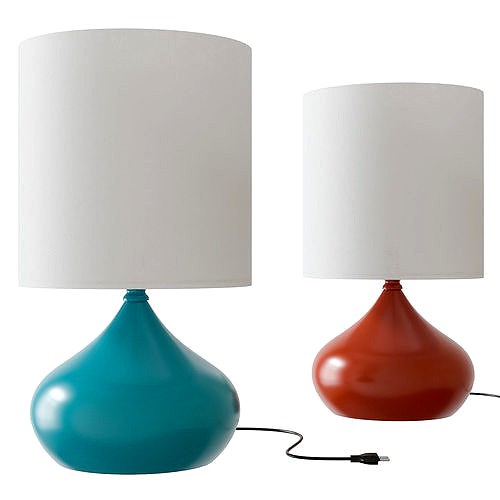 Teal Small Accent Lamp