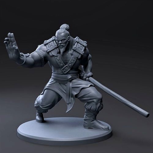 Master warrior STL  | 3D