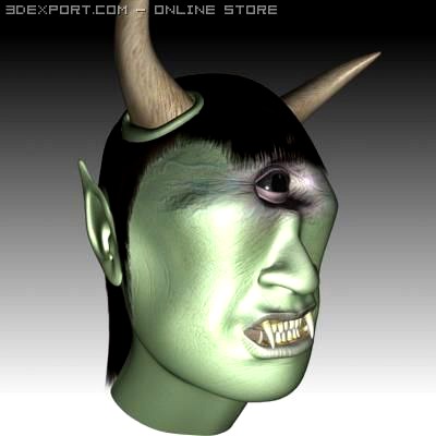 Cyclops Head 3D Model