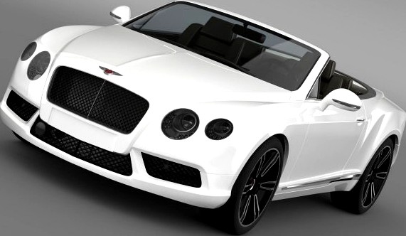 Bentley Continental GTC V8 2013 3D Model