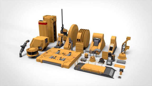Sci-fi Architecture kitbash 37