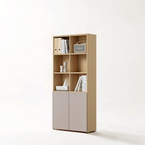 Tio lattice bookshelf storage type 5 steps
