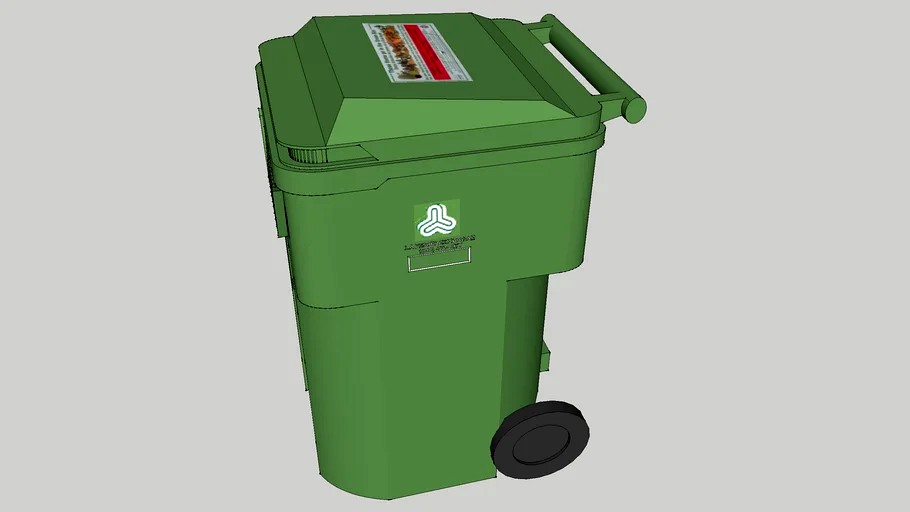 THÙNG RÁC 3d model