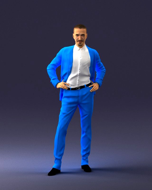 man in blue suit 0028