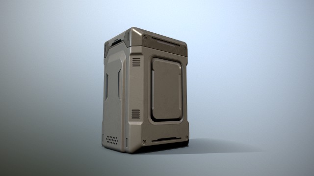 sci-fi trash can