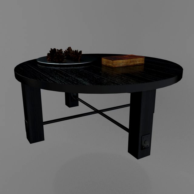 benchwright round coffee table