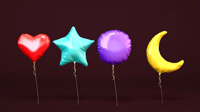 shaped foil balloons