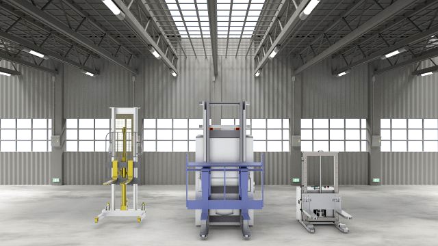 industrial forklift assembly