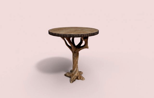 wooden table