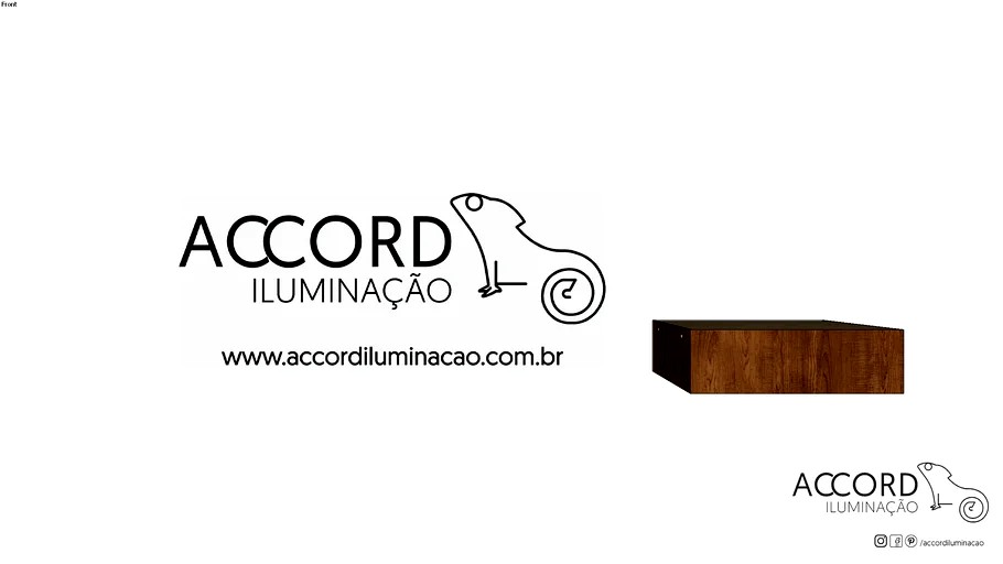 Plafon Accord Meio Squadro 494