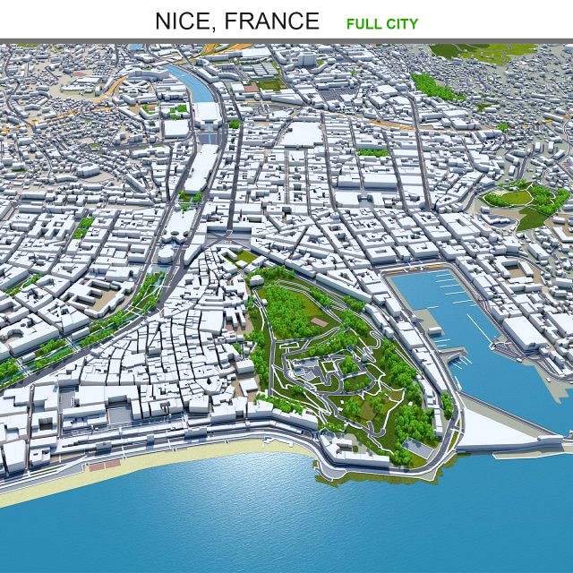 Nice city france 30km