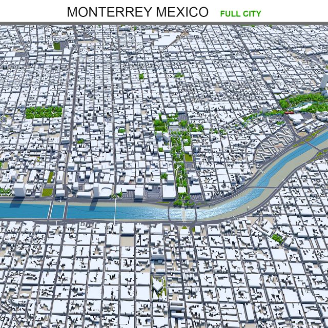 Monterrey city mexico 60km