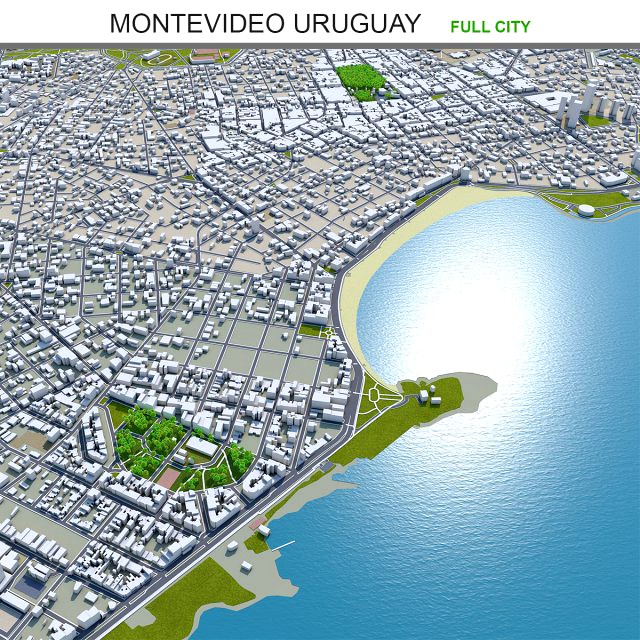 Montevideo city uruguay 80km