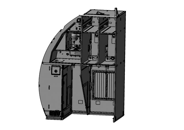 DETAILED AIRCRAFT GALLEY