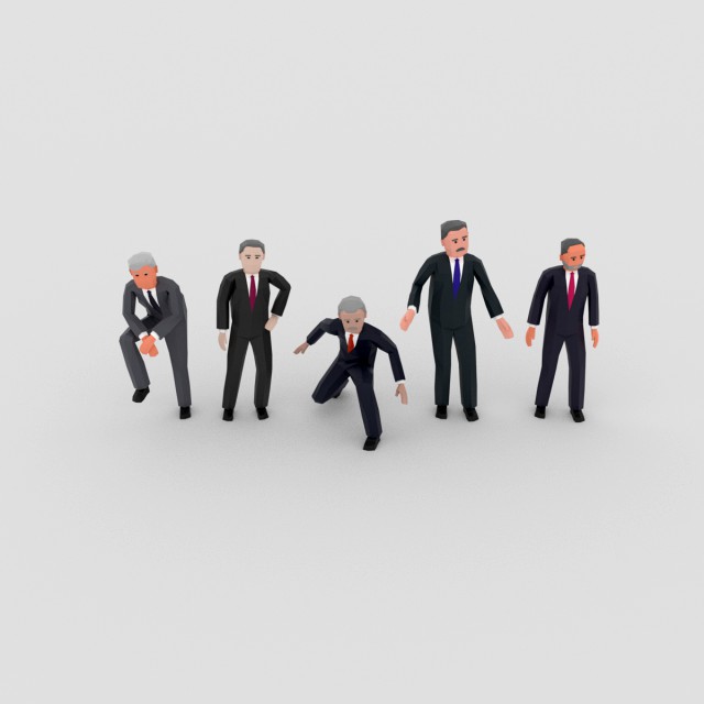 lowpoly politicians 03