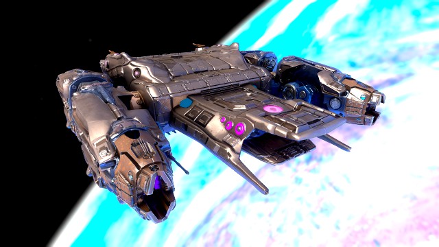 Battle spaceship essenor-rigged