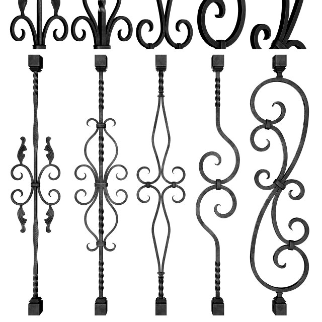 wrought iron bundle no02 railing