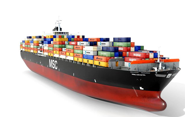 container ship 300m