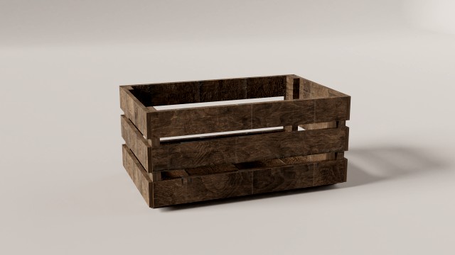 wood box with texture