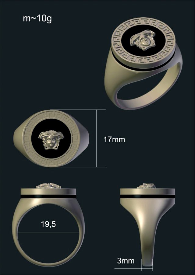 versace ring