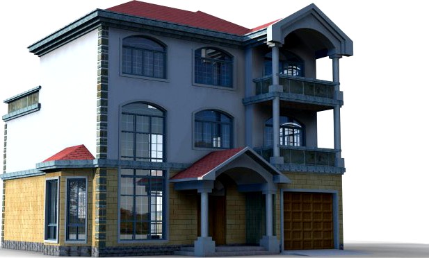 Villa 039 3D Model