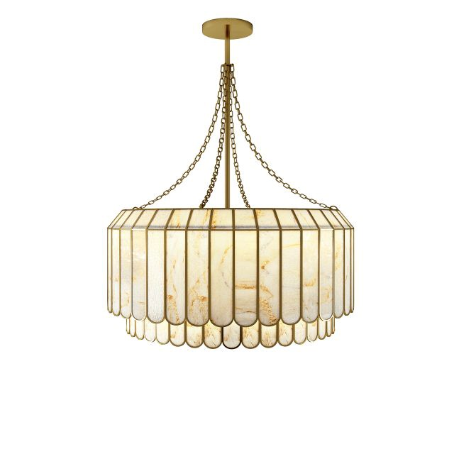 madelyn oval faceted chandelier