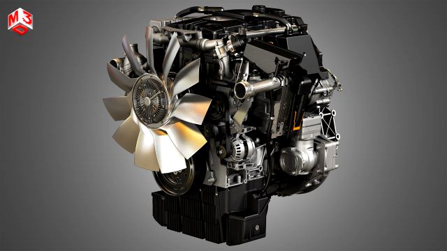 dd5 truck engine - 4 cylinder diesel engine