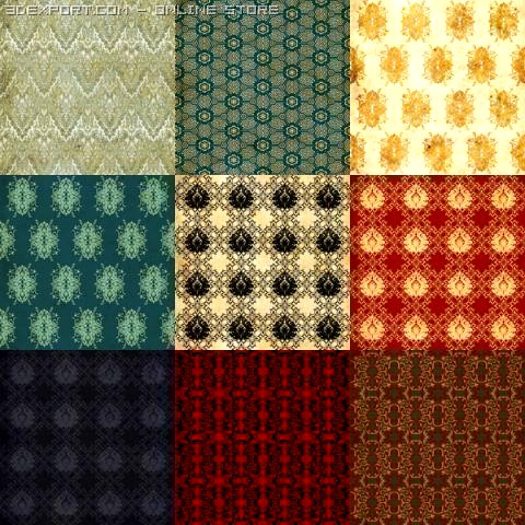 Vintage Patterns 3D Model