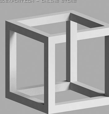 Impossible figure the BOX 3D Model