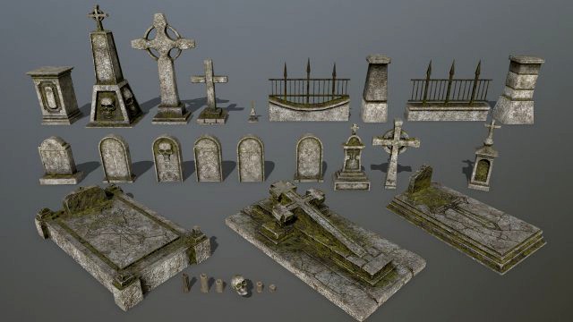 tombstone set