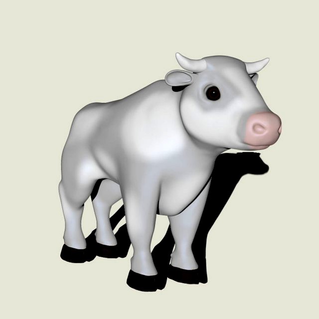 white bull
