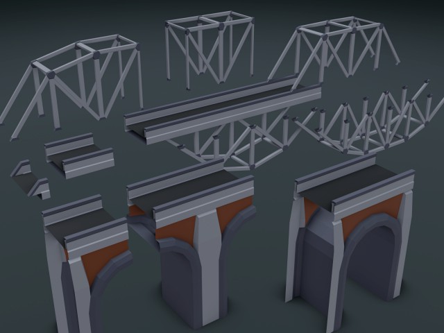 railroad bridges kit