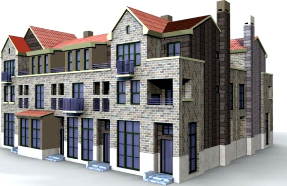 Villa 061 3D Model