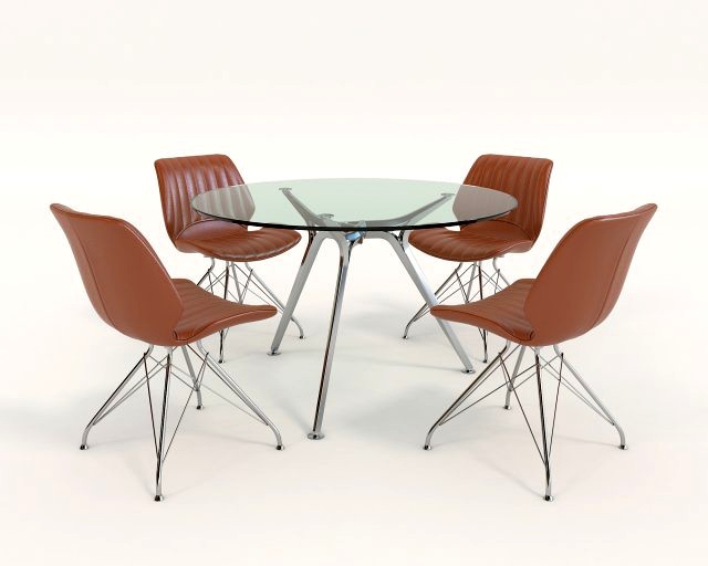 contemporary design table and chair set 7