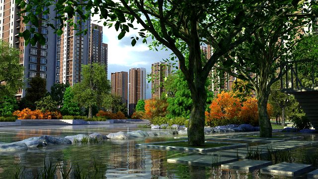 residential community landscape 73