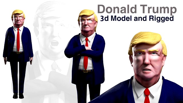 cartoon donald trump