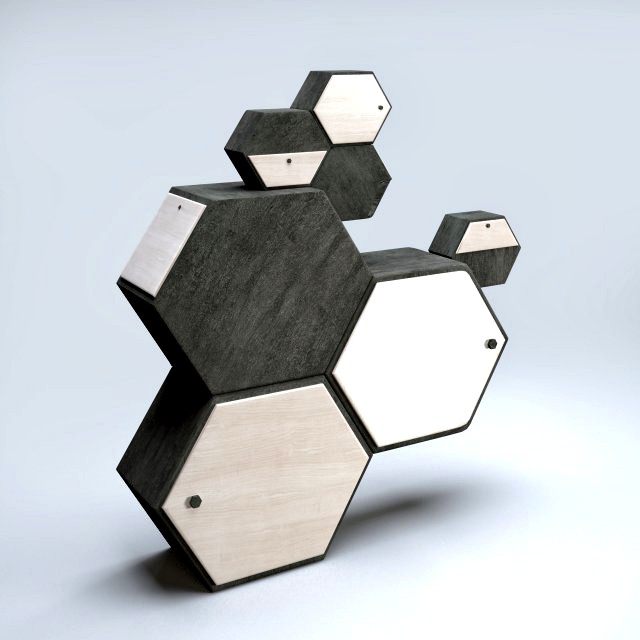 honeycomb cabinet