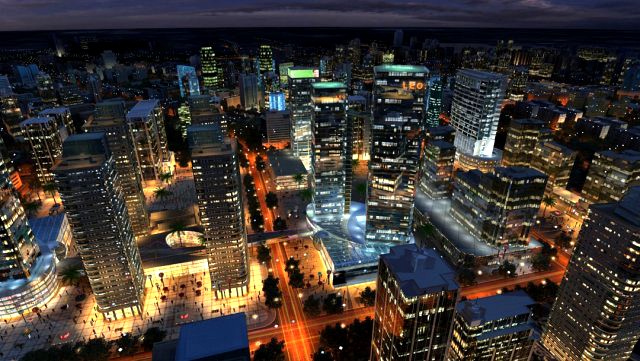 city night scene